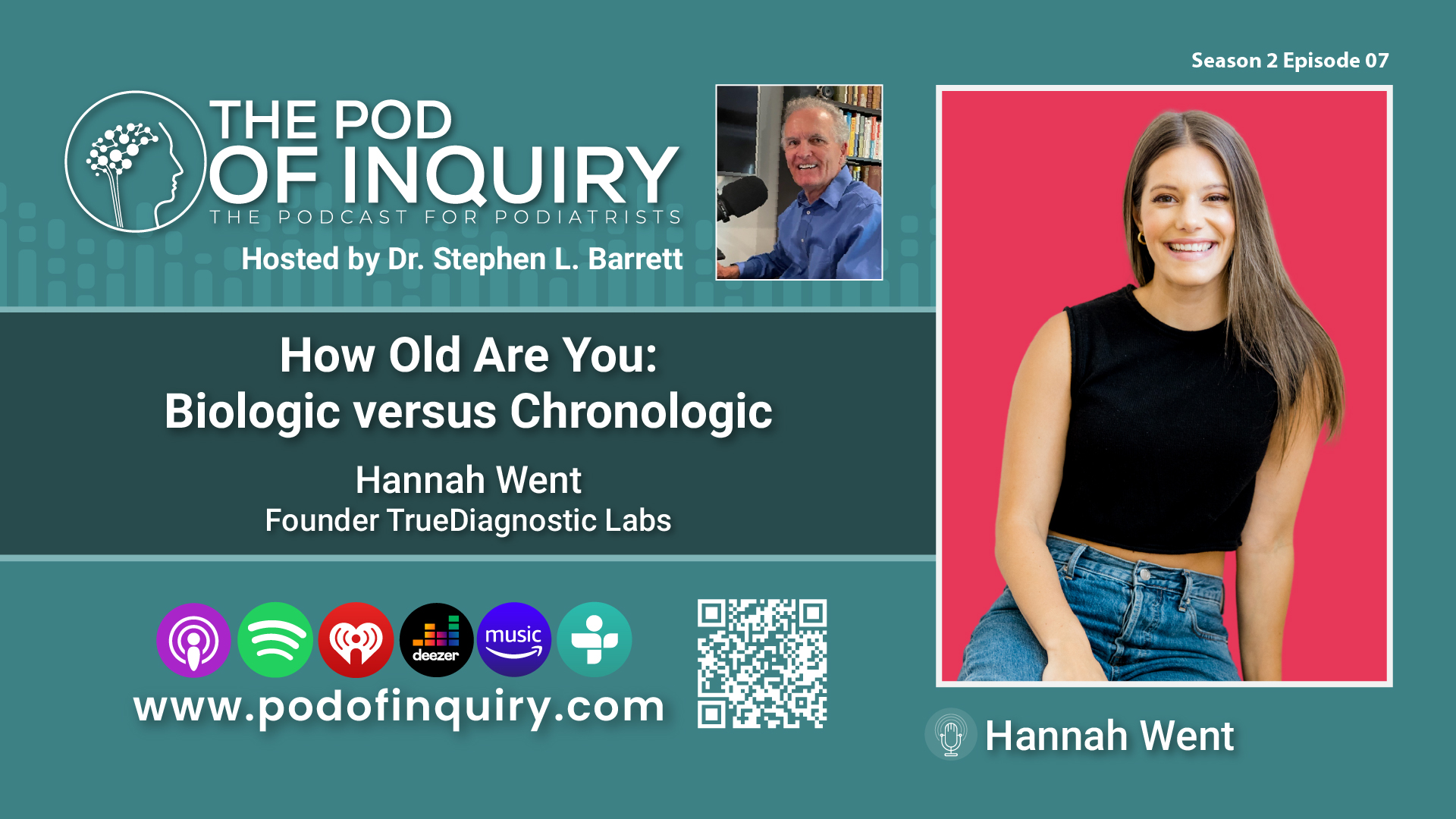 Hannah Went POD of Inquiry - Podcast for Podiatrist