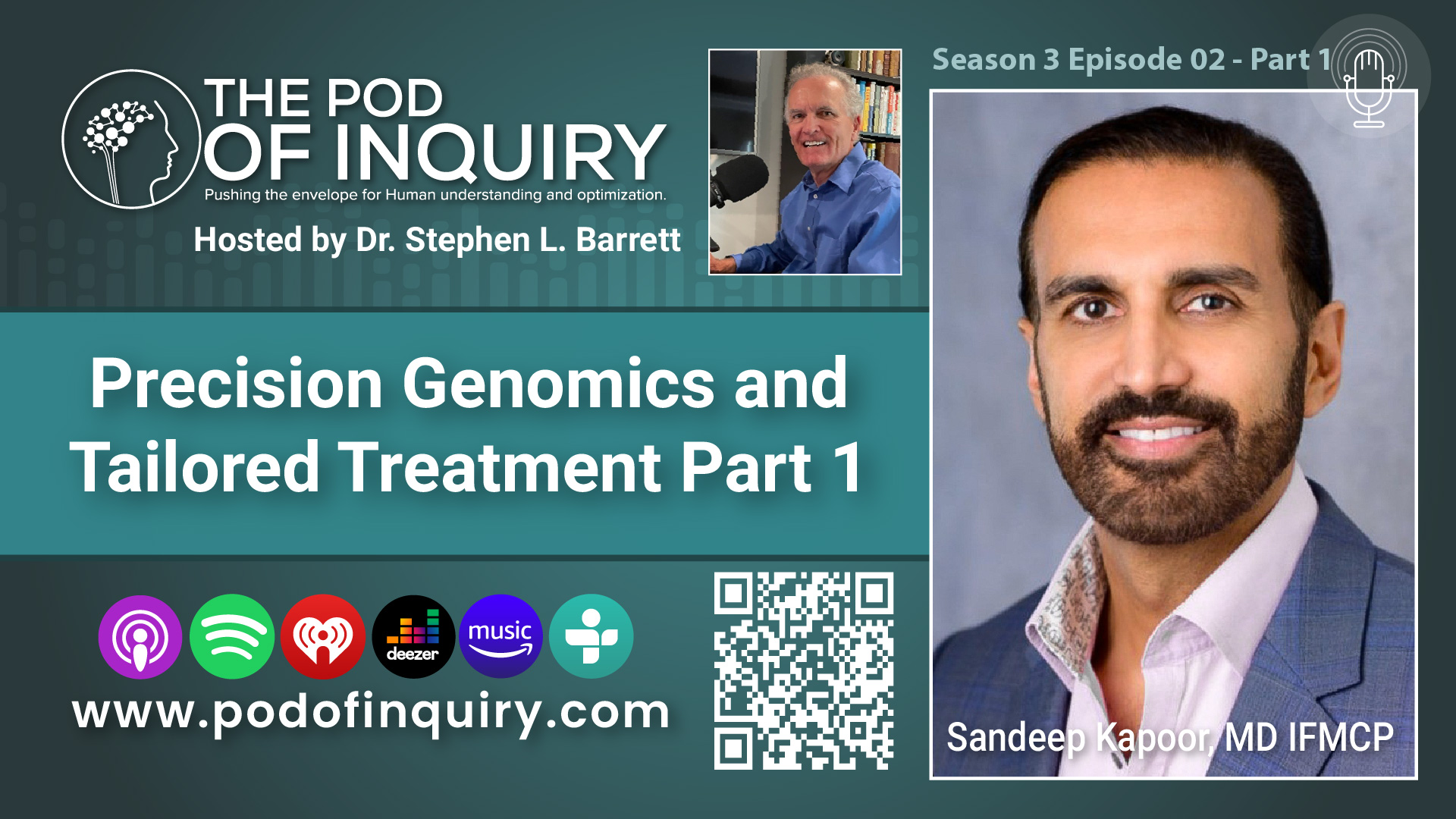 Precision Genomics and Tailored Treatment P1 w Sandeep Kapoor, MD IFMCP